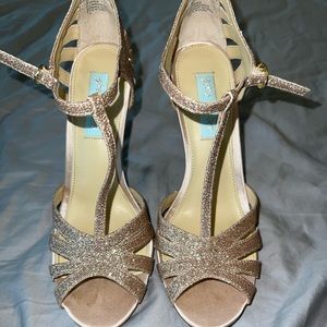 Betsy Johnson heels. Size 8. Worn once.